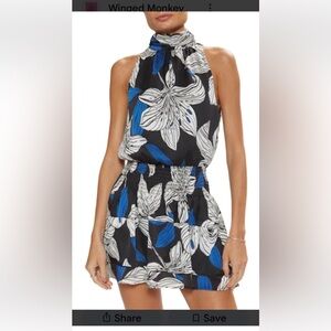 Ramy Brook Dani High Neck Mini Dress